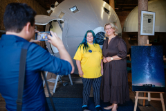 Besuch des Weltraumateliers in Nohfelden.// Foto: Saarland/Oliver Dietze