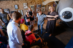 Besuch des Weltraumateliers in Nohfelden.// Foto: Saarland/Oliver Dietze
