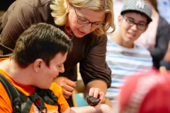 Besuch des Weltraumateliers in Nohfelden.// Foto: Saarland/Oliver Dietze