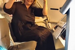 Die Ministerpräsidentin Anke Rehlinger zu Besuch in unserer Apollo-Kapsel
