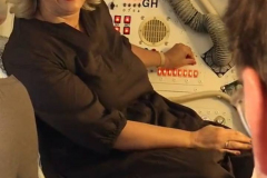 Die Ministerpräsidentin Anke Rehlinger zu Besuch in unserer Apollo-Kapsel